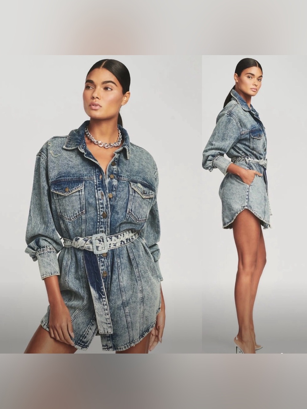 Retrofete Odete Denim Shirtdress